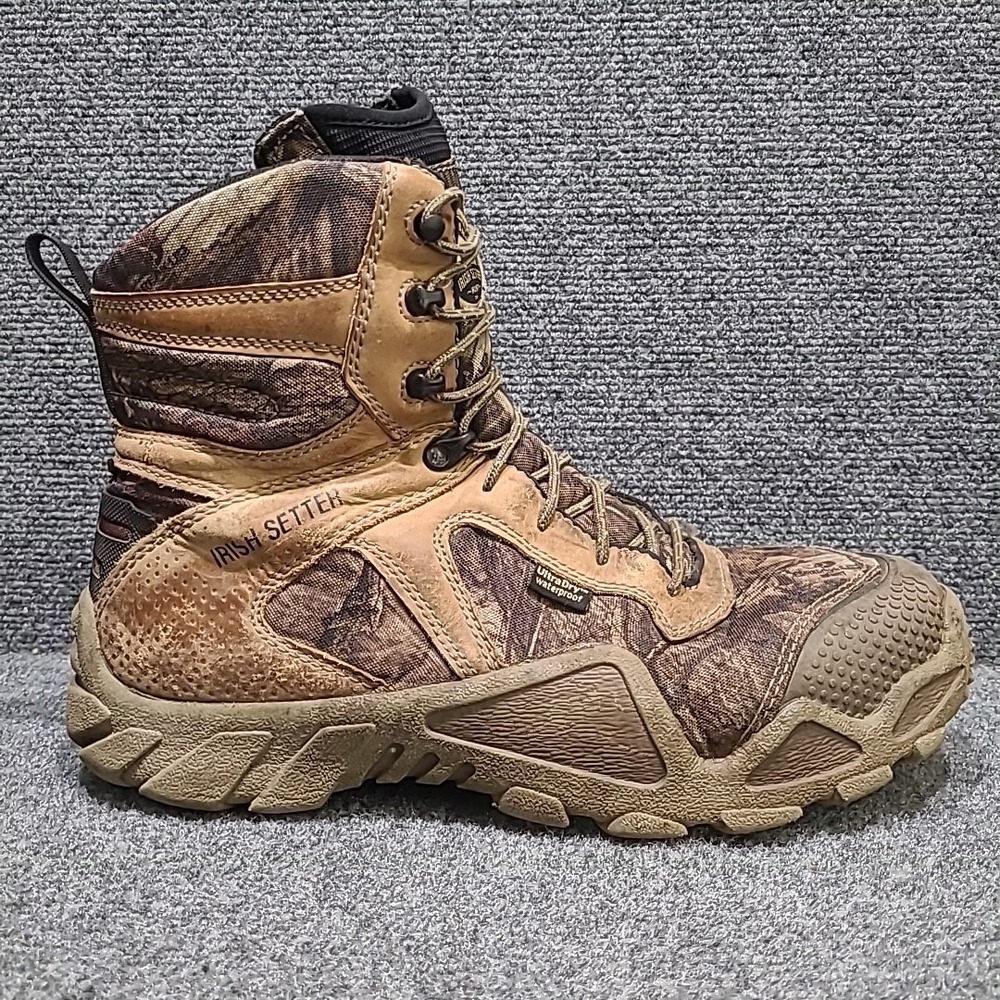 IRISH SETTER Mens Camo Print ScentBan Boots 2868 US Size 12 - Picture 9 of 16